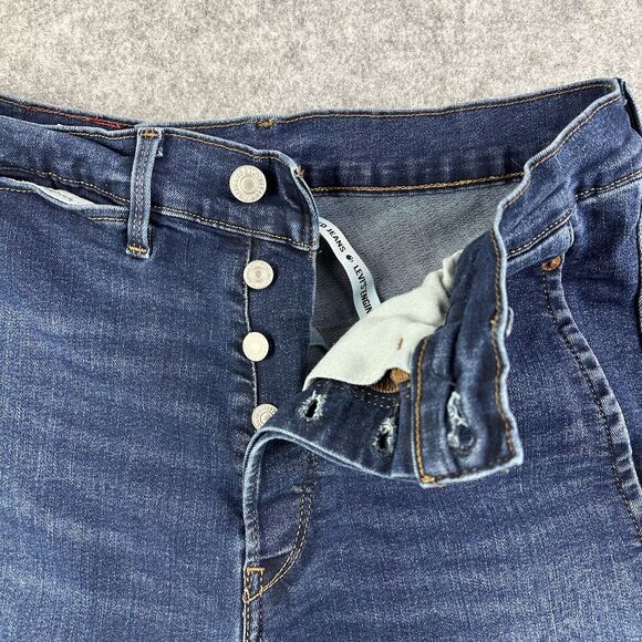 Levis Engineered LEJ 570 Premium Jeans Mens 31 Twisted Baggy Dark Wash Anime Art - Picture 3 of 16